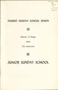 Reprint of Songs from The Instructor (1959)