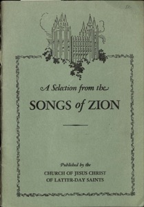 A Selection from the Songs of Zion (1954)