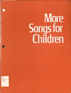 More Songs for Children (1980)