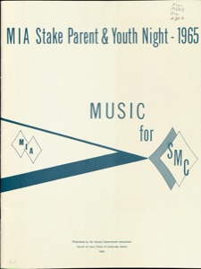 Music for “S.M.C.” Parent and Youth Program