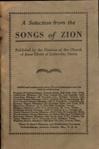 A Selection from the Songs of Zion (1936)