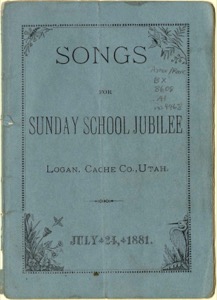 Songs for Sunday School Jubilee (1881)