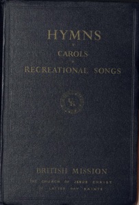 Hymns, Carols, Recreational Songs (British Mission)