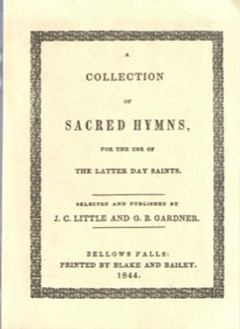Sacred Hymns (Little/Gardner) (1844)
