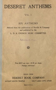 Deseret Anthems, Volume 1