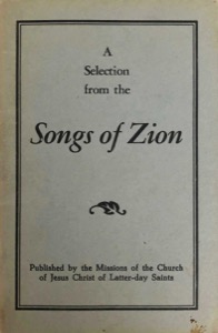 A Selection from the Songs of Zion