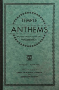 Temple Anthems (1939)